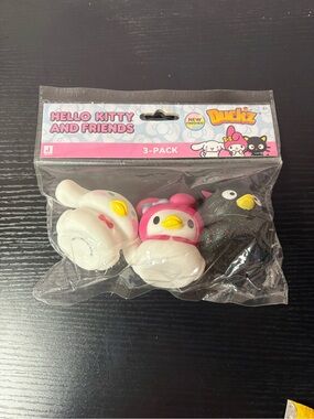 Hello Kitty Friends Duckz 3 Pack Cinnamoroll My Melody Chococat